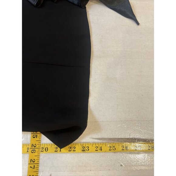 J.R. Nites Black Satin Trim Jacket Size 16 - Picture 5 of 7